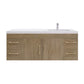 Aqua 60“ Single Sink Floating Bathroom Vanity (Right Offset Sink )