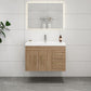 Aqua 36“ Floating Bathroom Vanity (Right Drawers)