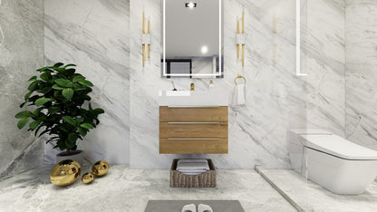 Boreal 24" Floating Bathroom Vanity