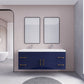 Aqua 60“ Double Sink Floating Bathroom Vanity