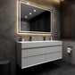 Halo 60“ Double Sink Floating Bathroom Vanity