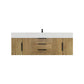 Boreal 60” Single Sink Floating Bathroom Vanity