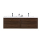 Erba 72" Double Sink Floating Bathroom Vanity