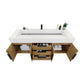 Boreal 60” Single Sink Floating Bathroom Vanity