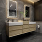 Halo 92“ Double Sink Floating Bathroom Vanity