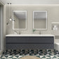 Anderson 84“ Double Sink Floating Bathroom Vanity