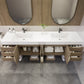 Boreal 84" Double Sink Floating Bathroom Vanity