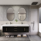 Boreal 72" Double Sink Floating Bathroom Vanity (Middle Drawers)