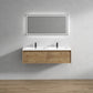 Nordic 60” Double Sink Floating Bathroom Vanity