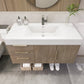 Boreal 42" Floating Bathroom Vanity (Left Drawers)