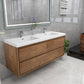 Erba 48" Double Sink Floating Bathroom Vanity