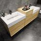 Halo 92“ Double Sink Floating Bathroom Vanity