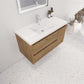 Oasis 42” Floating Bathroom Vanity (Left Drawers)