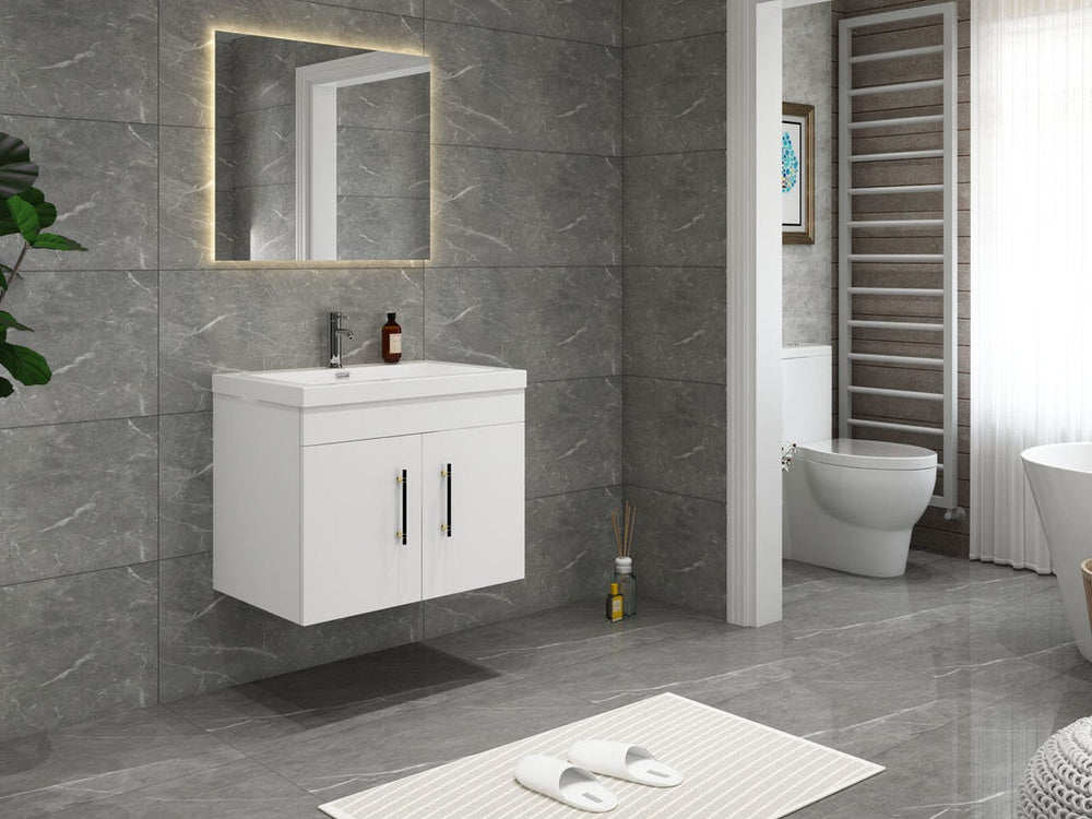 Aqua 30” Floating Bathroom Vanity