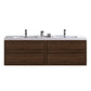 Erba 84" Double Sink Floating Bathroom Vanity