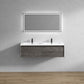 Nordic 60” Double Sink Floating Bathroom Vanity