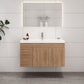 Aqua 42" Floating Bathroom Vanity (Left Drawers)