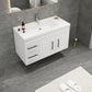 Aqua 42" Floating Bathroom Vanity (Left Drawers)