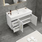 Aqua 42" Floating Bathroom Vanity (Left Drawers)