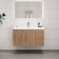 Aqua 42" Floating Bathroom Vanity (Right Drawers)