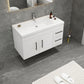 Aqua 42" Floating Bathroom Vanity (Right Drawers)