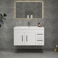 Aqua 42" Floating Bathroom Vanity (Right Drawers)