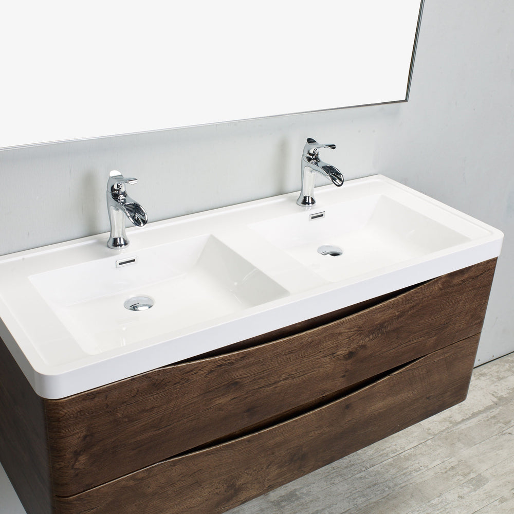 Savoy 48" Double Sink Floating Bathroom Vanity