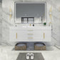 Boreal 60” Single Sink Floating Bathroom Vanity