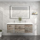 Amber 60“ Double Sink Floating Bathroom Vanity