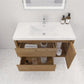 Oasis 42” Floating Bathroom Vanity (Left Drawers)