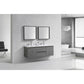 Anderson 60“ Double Sink Floating Bathroom Vanity