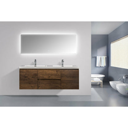 Anderson 60“ Double Sink Floating Bathroom Vanity