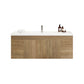 Aqua 60“ Single Sink Floating Bathroom Vanity (Center Sink )