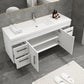 Aqua 60“ Single Sink Floating Bathroom Vanity (Center Sink )