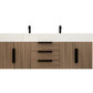 Boreal 60” Double Sink Floating Bathroom Vanity