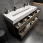 Halo 60“ Double Sink Floating Bathroom Vanity