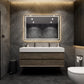 Halo 60“ Double Sink Floating Bathroom Vanity