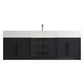 Boreal 60” Single Sink Floating Bathroom Vanity