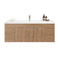 Aqua 60“ Single Sink Floating Bathroom Vanity (Center Sink )