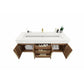 Boreal 60” Single Sink Floating Bathroom Vanity