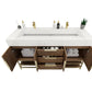 Boreal 60“ Double Sink Freestanding Bathroom Vanity