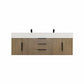 Boreal 60” Double Sink Floating Bathroom Vanity