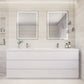 Anderson 84” Double Sink Freestanding Modern Bathroom Vanity