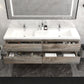 Amber 72“ Double Sink Floating Bathroom Vanity