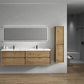 Fiora 84" Double Sink Floating Bathroom Vanity