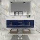 Boreal 60” Single Sink Floating Bathroom Vanity