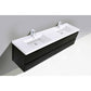 Anderson 84“ Double Sink Floating Bathroom Vanity