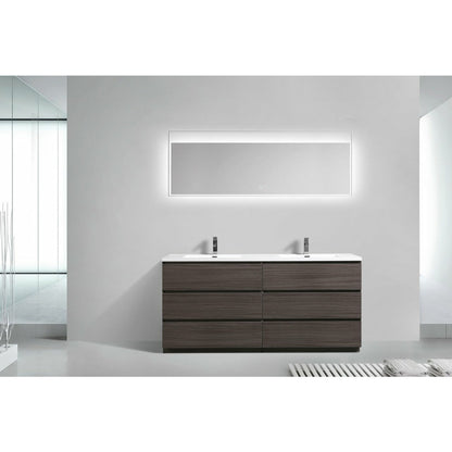 Anderson 72” Double Sink Freestanding Modern Bathroom Vanity