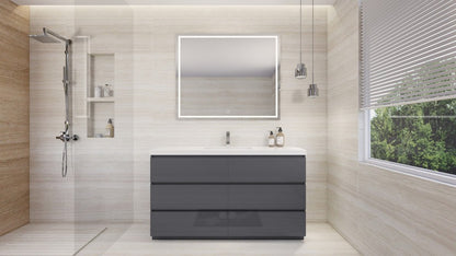 Anderson 60” Single Sink Freestanding Modern Bathroom Vanity