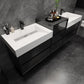 Halo 92“ Double Sink Floating Bathroom Vanity